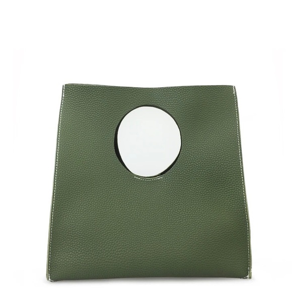 HOXIS Vintage Minimalist Handbag Clutch || Green - Picture 2 of 10